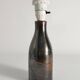 Brown Stoneware Table Lamp by Carl-Harry Stålhane, Designhuset, Sweden 1960s
