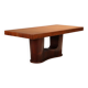 Table en bois plaqué des années 1950