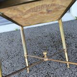 Onyx brass coffee table