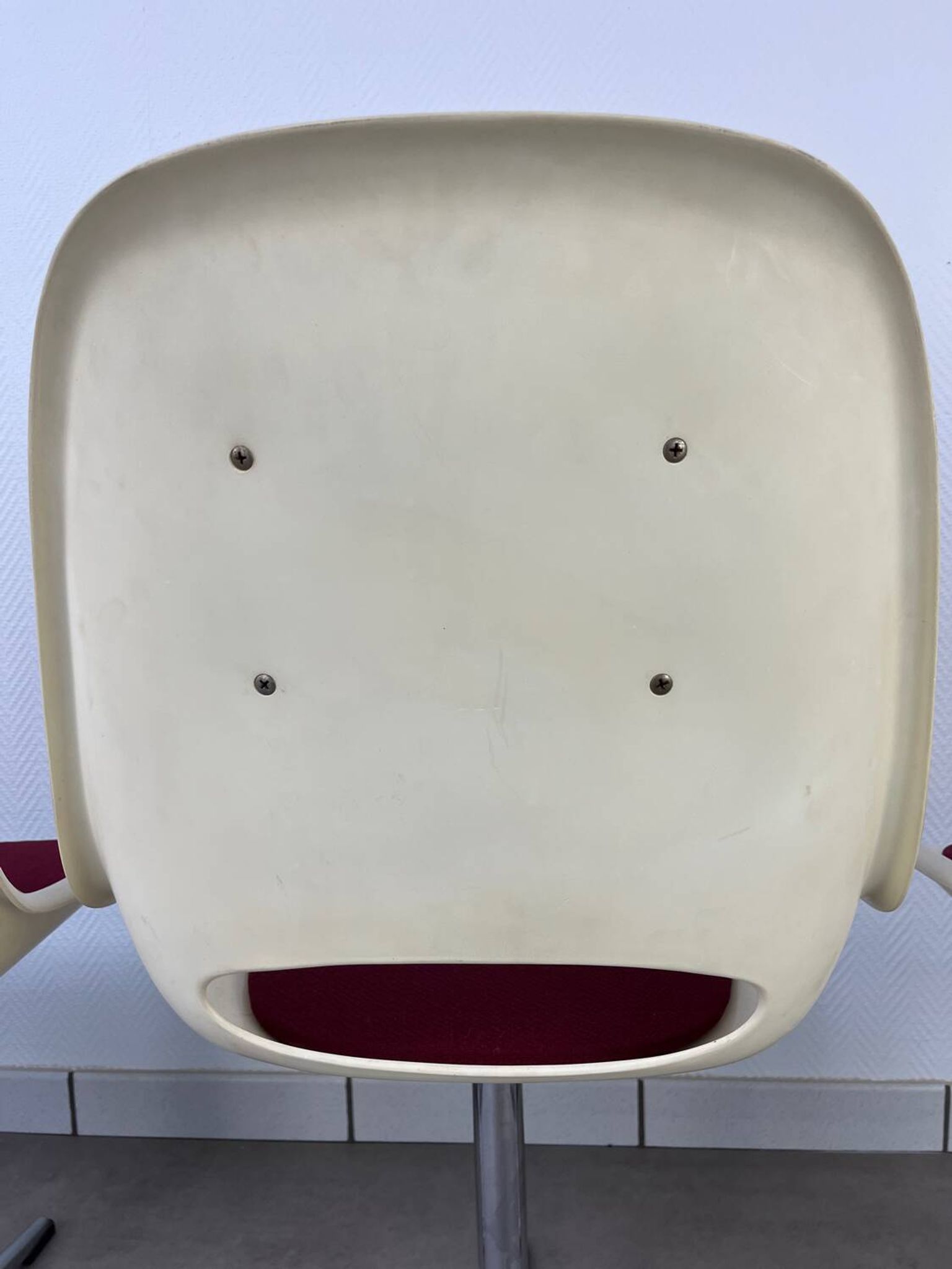 4 chaises Space Age, coque années 70 pour Lockhausen