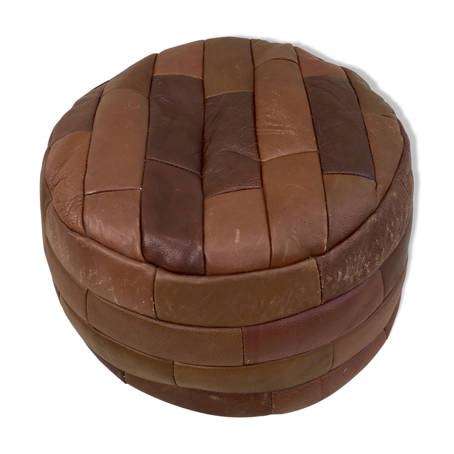 Sede leather pouf