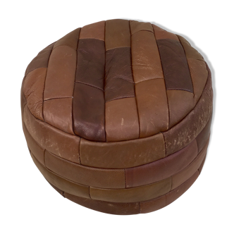 Sede leather pouf