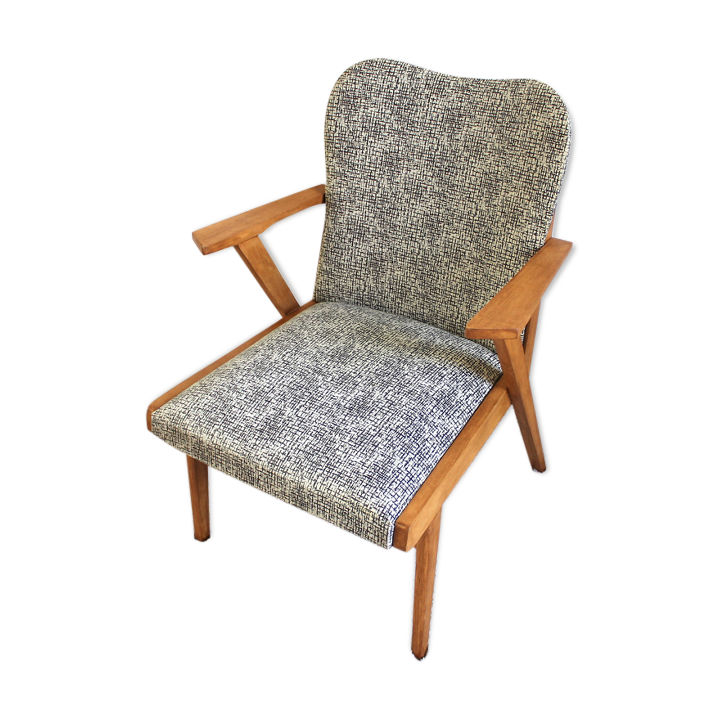 Fauteuil type scandinave des années 50