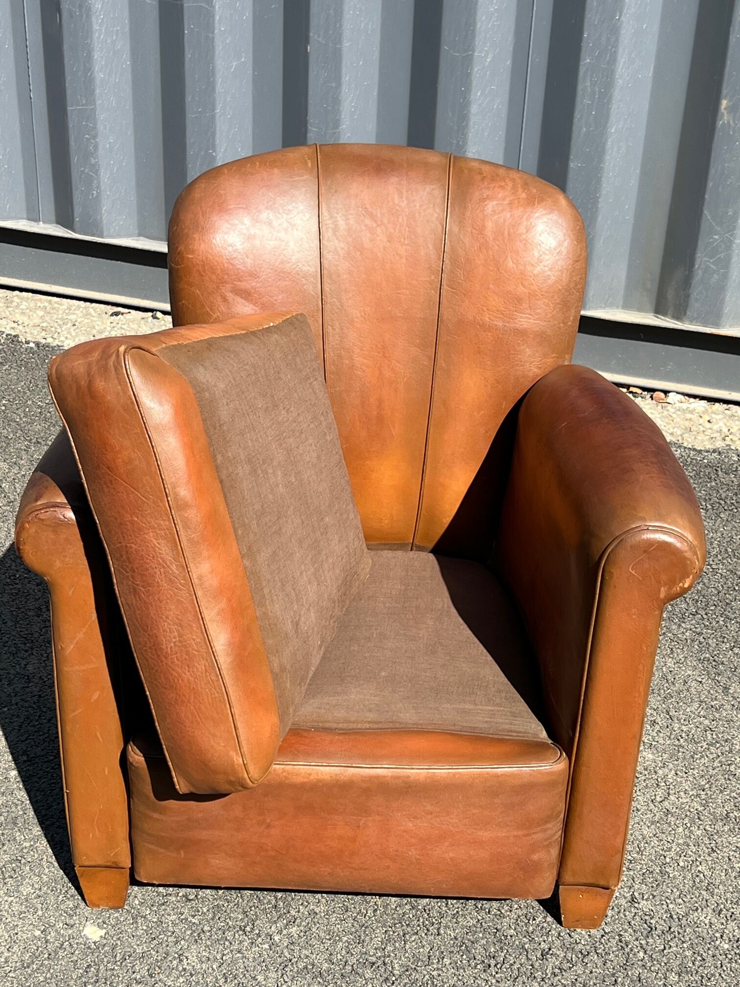 Leather clubs pair from the 1950s