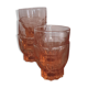 5 pink glasses