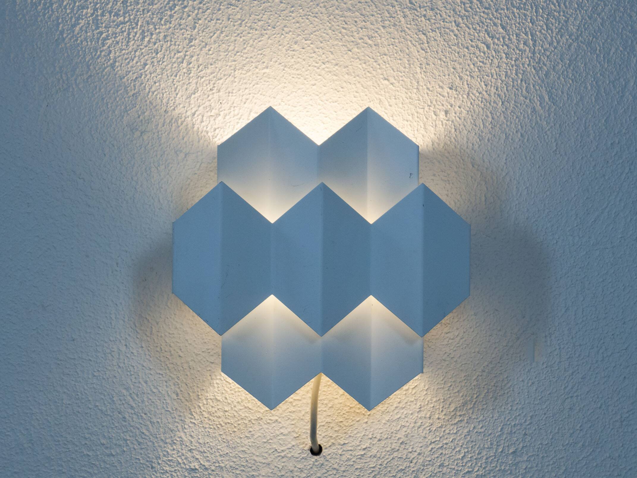 Lyfa ‘Septet’ wall lamp by Bent Karlby