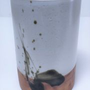 Vase grès émaillé de la poterie la Colombe années 70