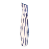 White and Blue Porcelain Vase by Jindřich Marek for Royal Dux, Czech Republ