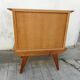 Vintage bedside in light wood