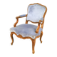 Epoque régence XVIIIeme.fauteuil à dossier plat