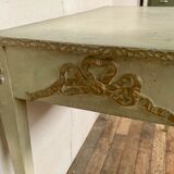 Console, Louis XVI style in pine with original grey patina