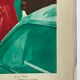 Original silkscreen signed by Gérard FROMANGER, The painter and the model: vert véronèse, 1974