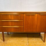 Mid-Century Retro Vintage Teak Sideboard by Sakol 1960   Danish Design Infl