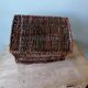 Panier en osier rotin