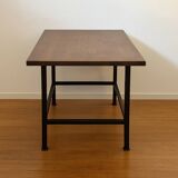 Industrial workshop style desk table