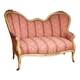 Antique Louis XV style bench, Napoleonic III period.