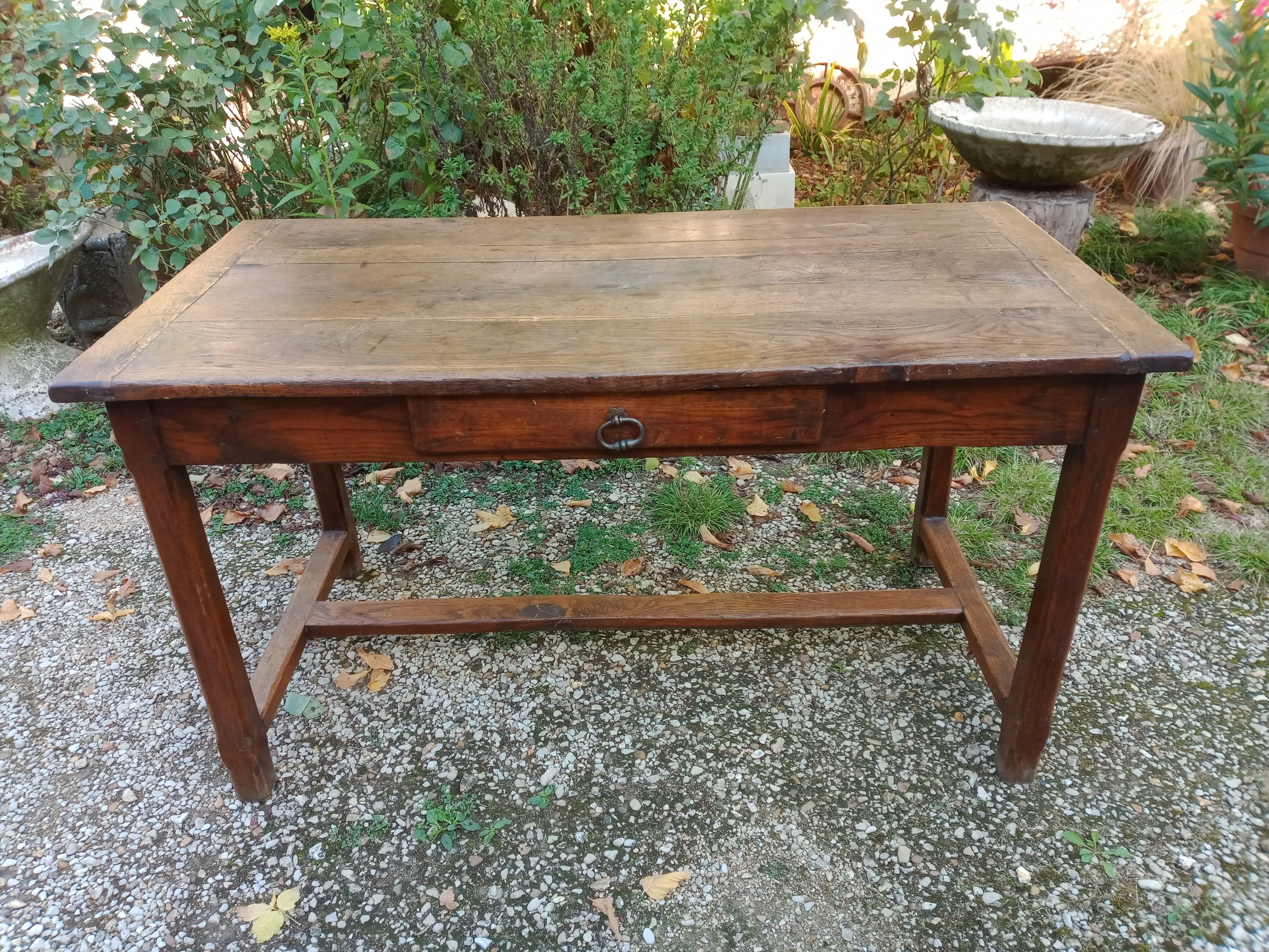 Old oak farmhouse table