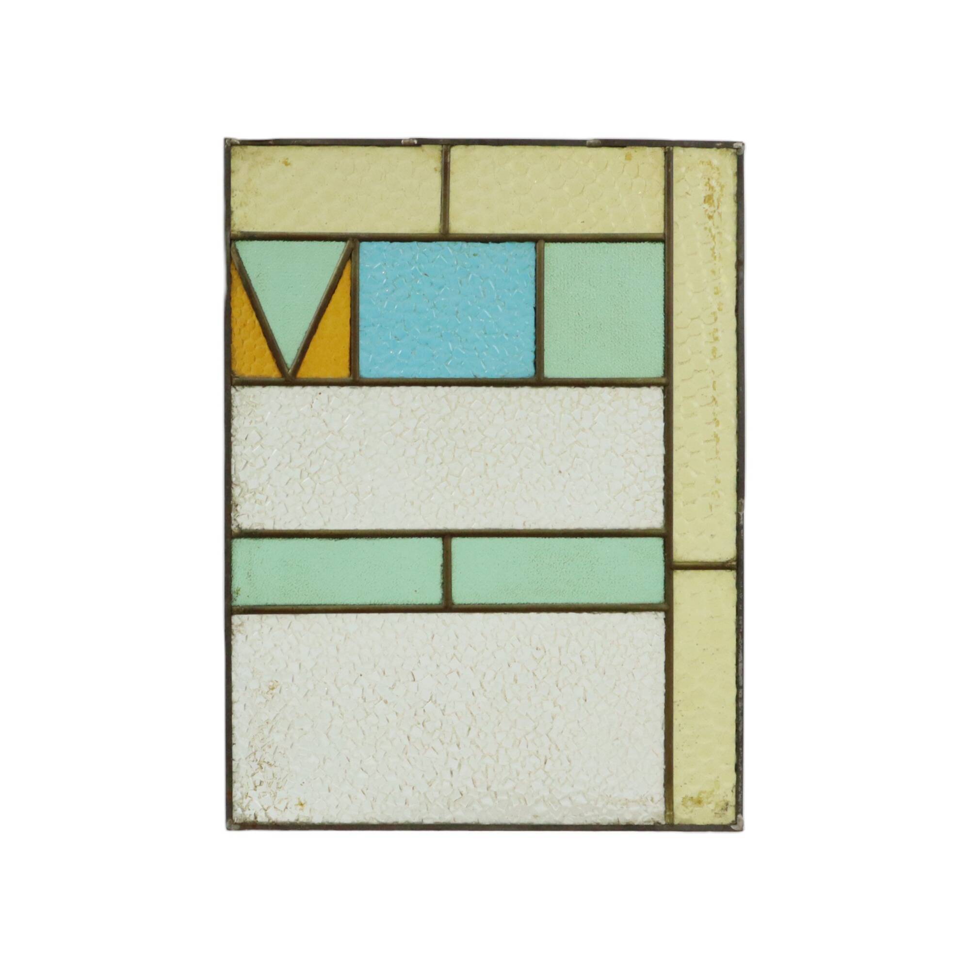 Vintage Stained Glass Window Stained Glass set of 2 Decorative Sun Catcher 40cm