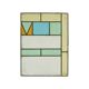 Vintage Stained Glass Window Stained Glass set of 2 Decorative Sun Catcher 40cm