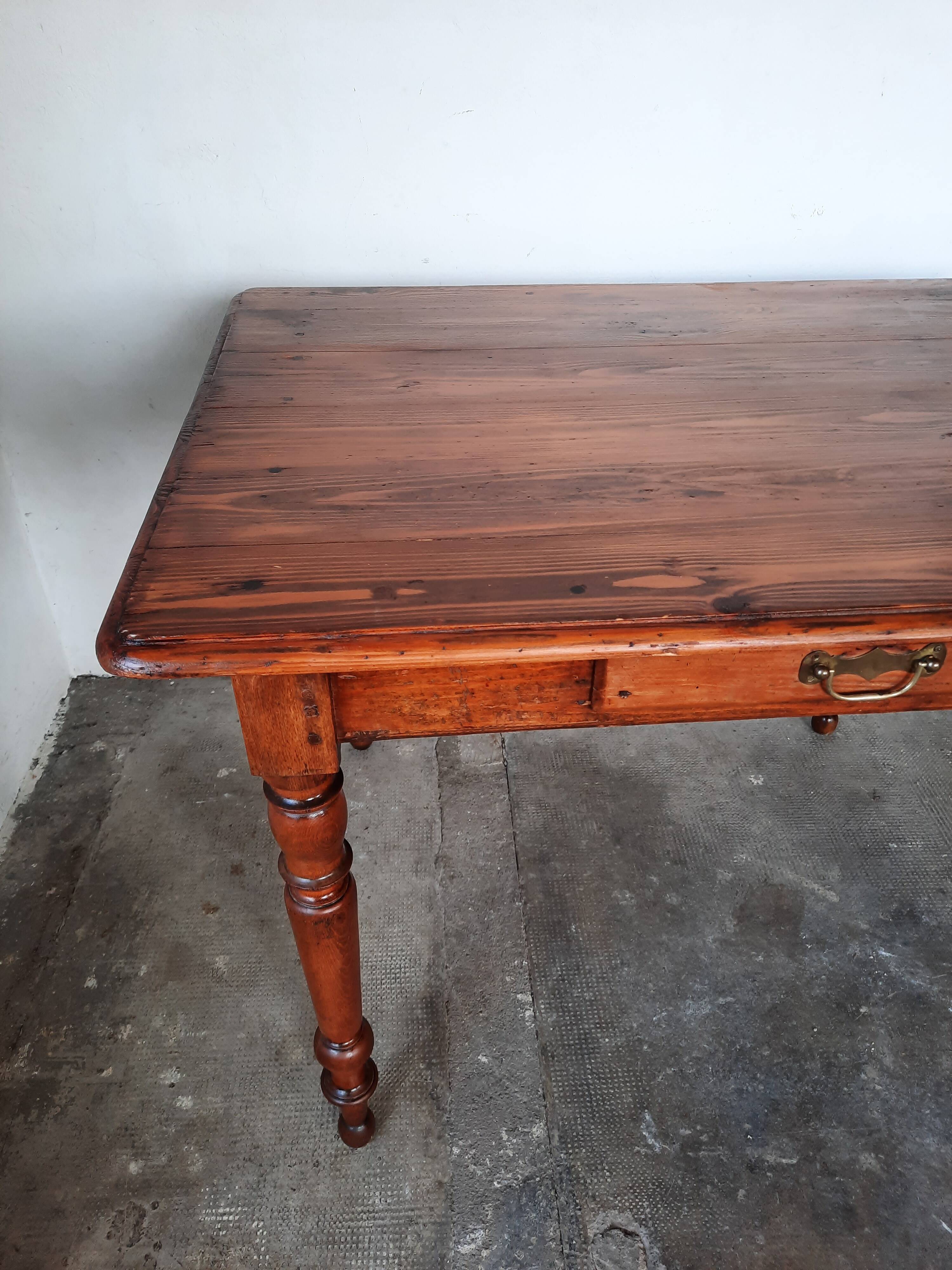 Fir farm table or Louis Philippe desk 103x75