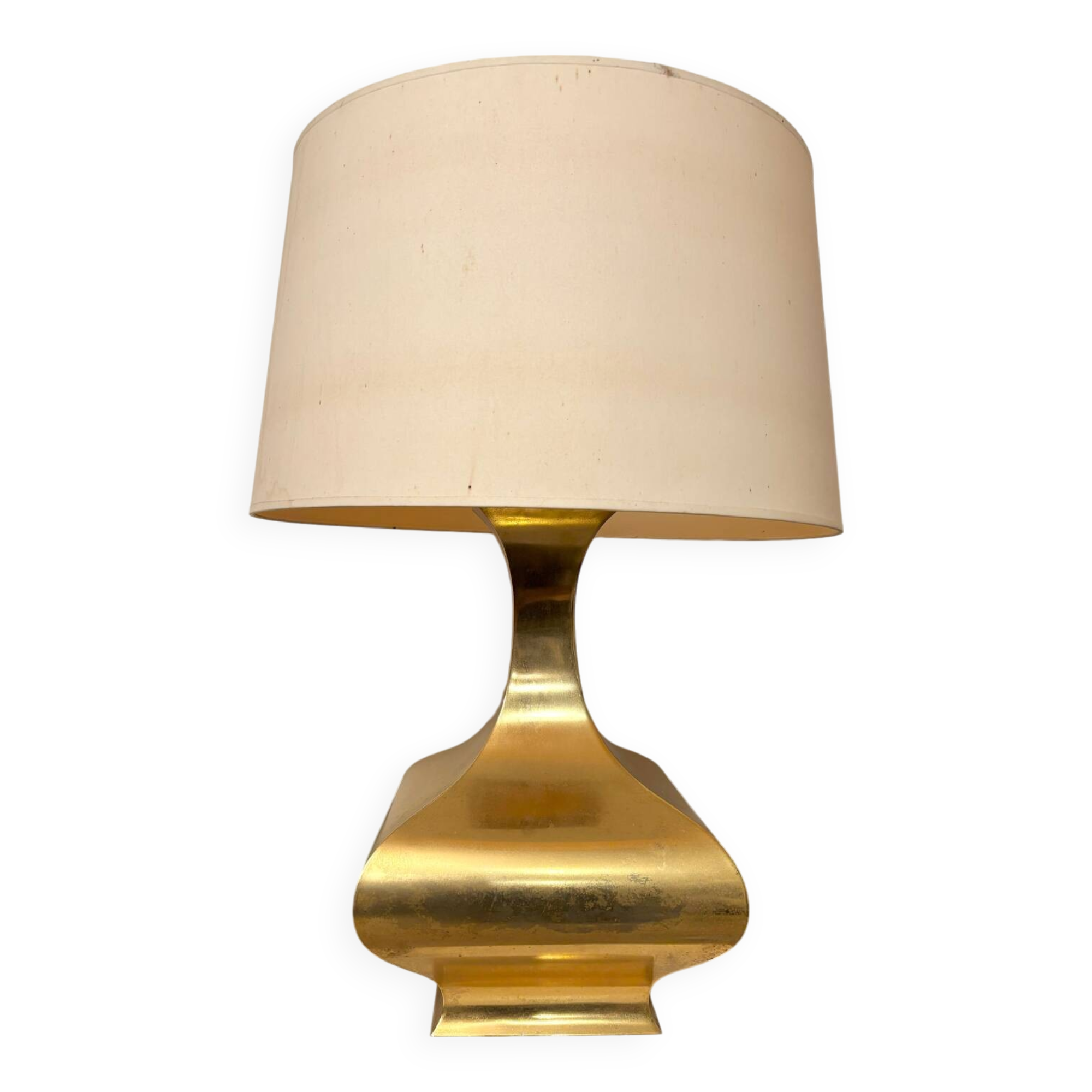 Aran table lamp in brass.Ciangiacomo creation 1970