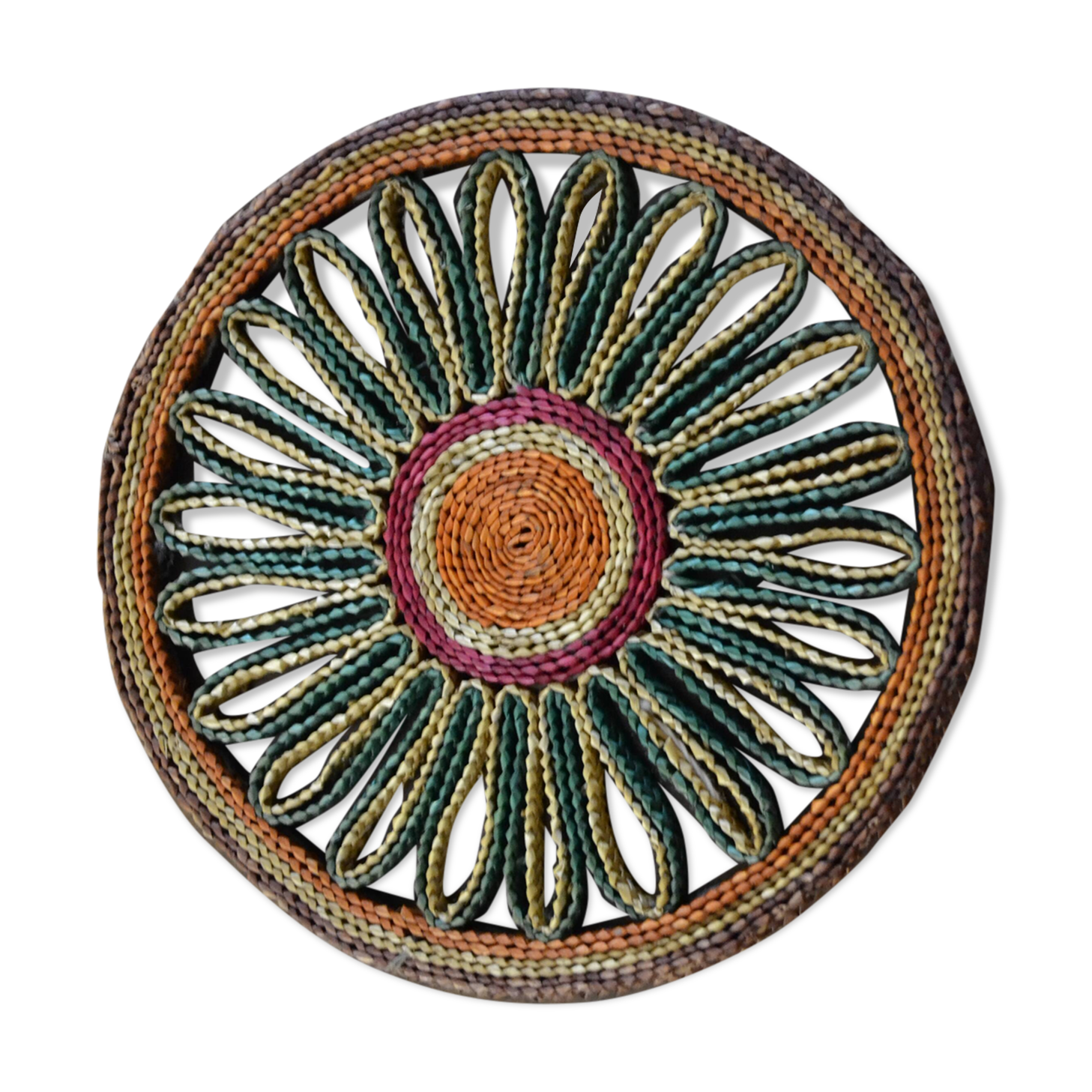Dessous de plat soleil multicolore