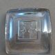 Ashtray art glass, Bertil Vallien for Kosta Boda