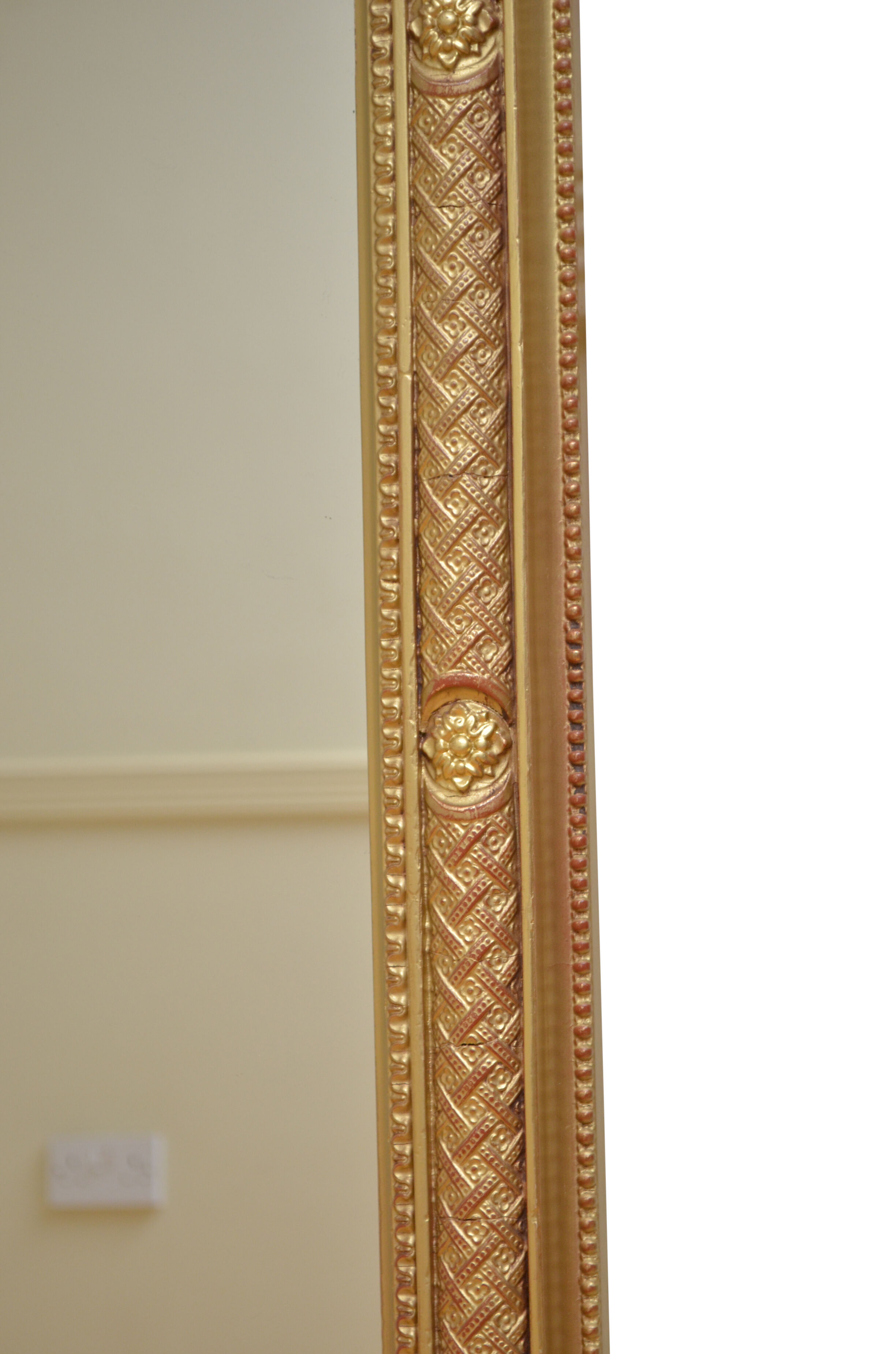 Fine victorian overmantel mirror