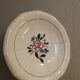 Plat rond creux rose modèle Graziella Digoin Sarreguemines, 1930
