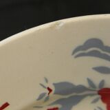 5 flat plates in earthenware from BADONVILLER. Strasbourg model.