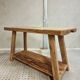 Old workbench work table bathroom furniture side table 55 x 137 cm