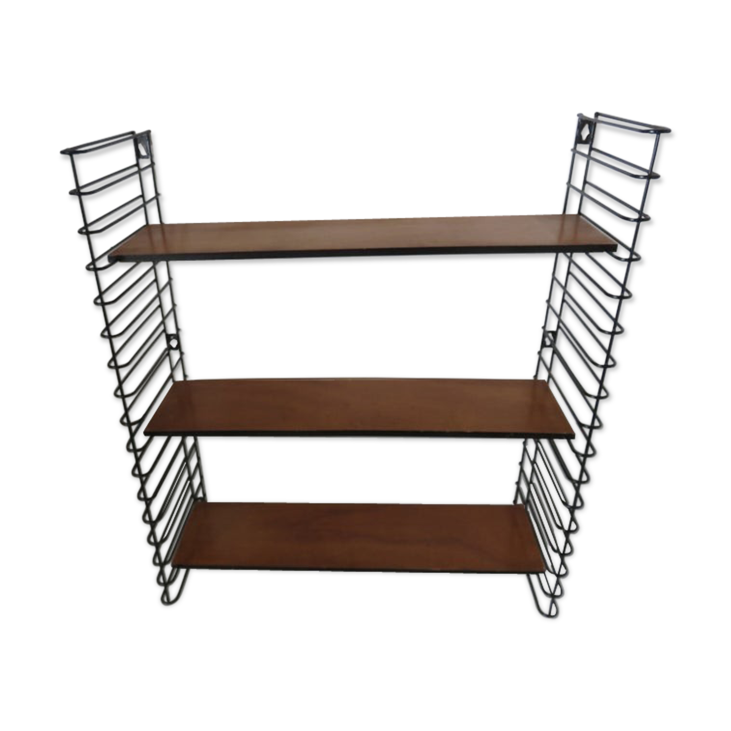Flexible String shelf, wood and metal 50/60