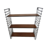 Étagère String modulable, bois et métal années 50/60