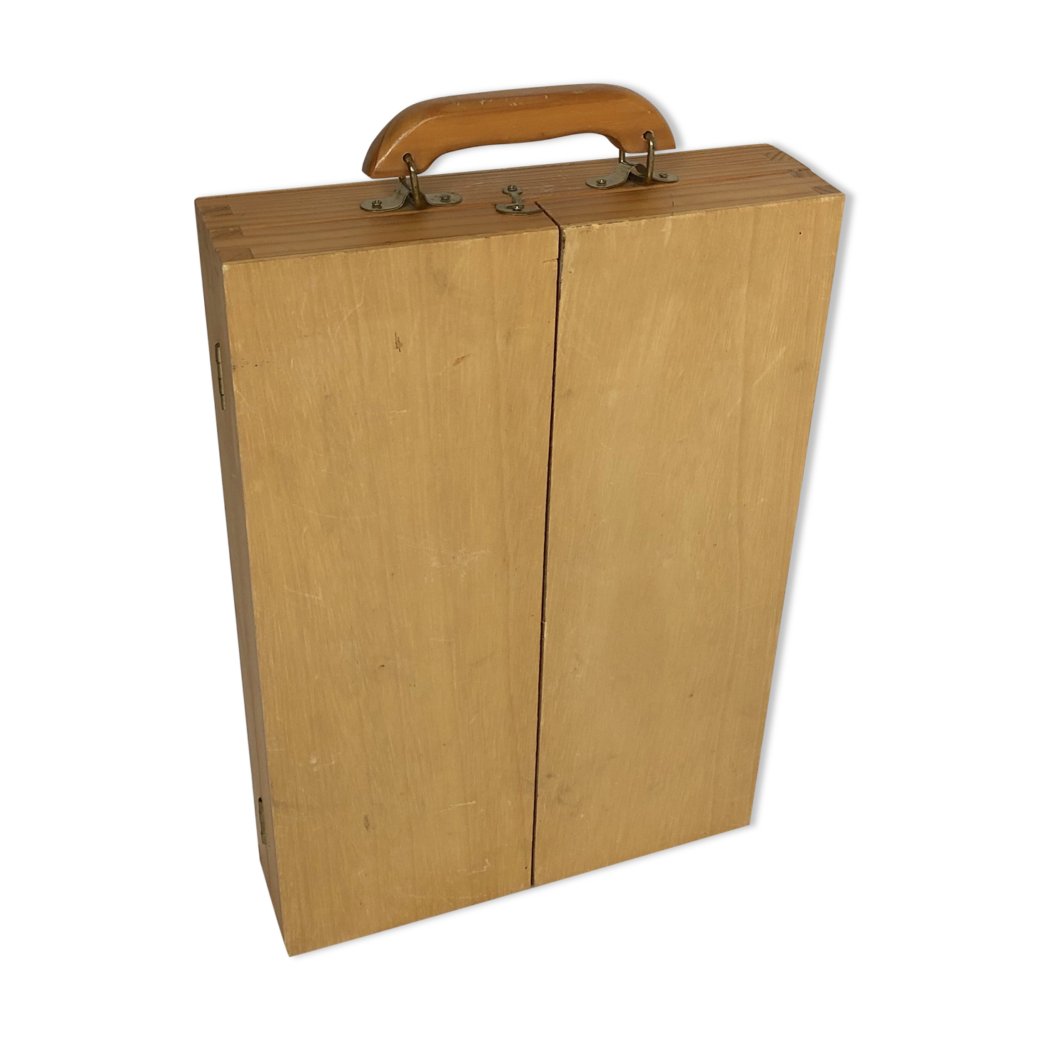 Children's toolbox made of vintage wood