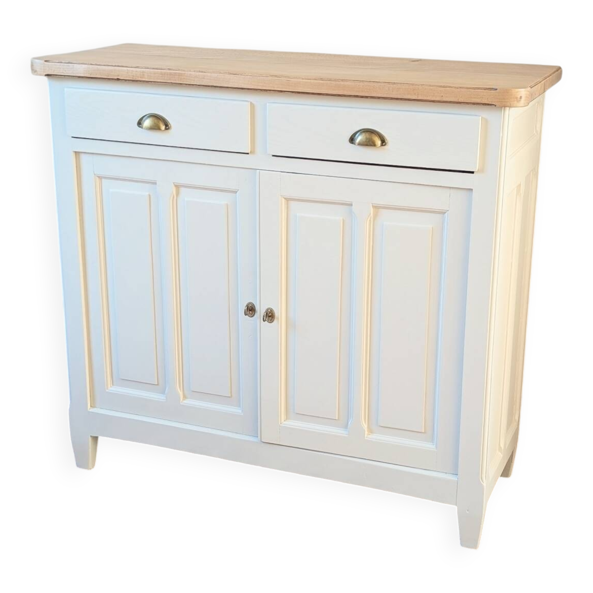 Renovated solid wood Parisian buffet