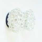 Set of 3 Mid-Century Glass Ceiling Light & 2 Wall Lights by H.Tynell, 1960s