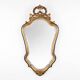 Miroir de style baroque du XXe siècle en bois sculpté et doré, Belgique