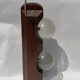 Wood floor or hanging lamp by Temde