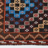Blue & Burgundy Tribal Kilim Rug, 181x295Cm
