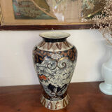 Paire de vases émail craquelé