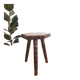 Vintage brutalist tripod stool