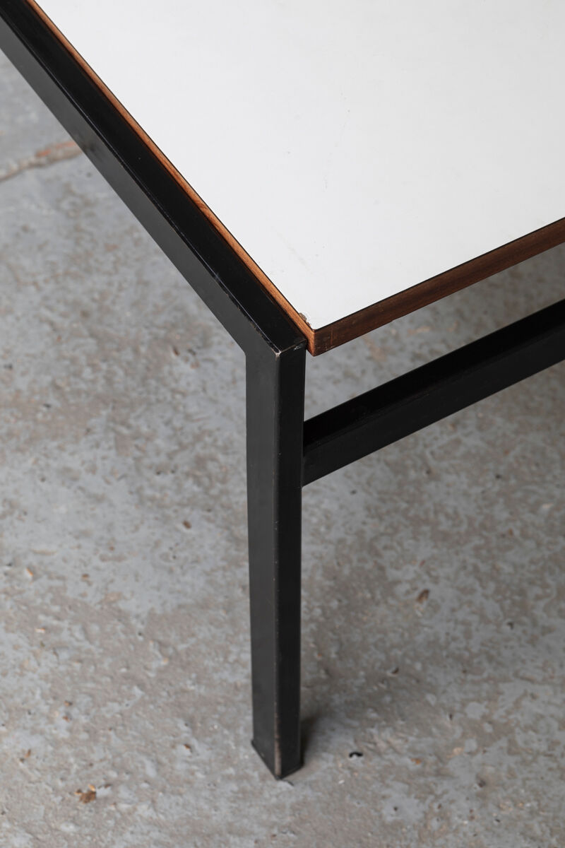 Coffee table, TU04, by Cees Braakman for Pastoe with magazine holder, Holland 1960’s