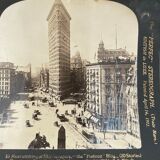 Old photography stereo, stereograph, luxury albumine 1903 New York, United States