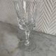 Saint Louis Camargue style palmette crystal stemmed glasses