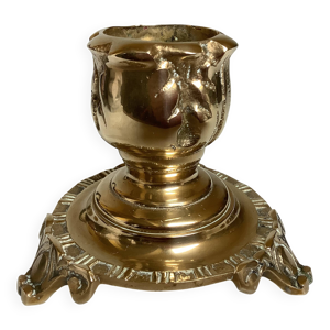 Bougeoir tripode en bronze