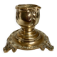 Bougeoir tripode en bronze travaillé