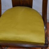 Mahogany gondola chair