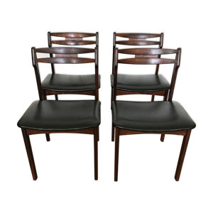 Série de 4 chaises danoises