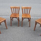 Set of 4 vintage bistro chairs