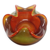 Container by Czesław Zuber for Sudety Glassworks, Poland, 1960s